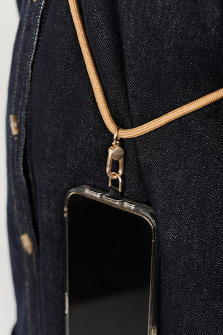 Adjustable phone cord beige - Jordan