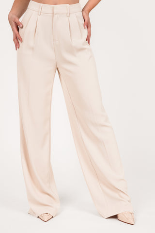 Women's beige trousers - Laure
