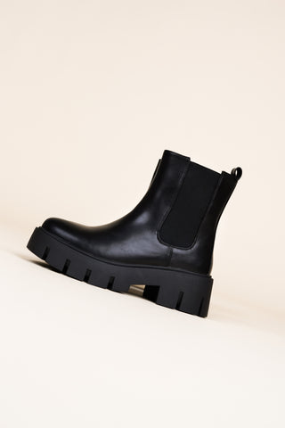 Chelsea boots with platform sole black - Noa