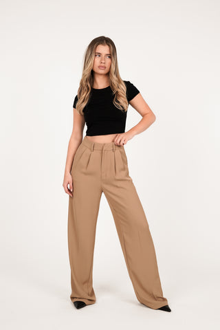 Women's trousers camel - Laure