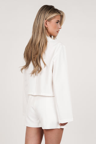 High-waisted shorts with pockets black - Brett