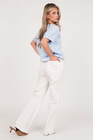 Straight Fit Jeans Weiß - Harley