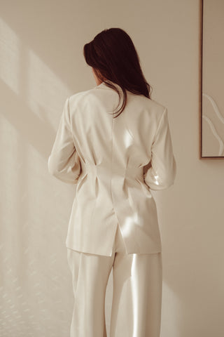 Fitted blazer beige - Valentina