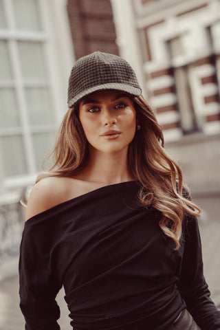 One shoulder top asymmetrisch zwart - Demi