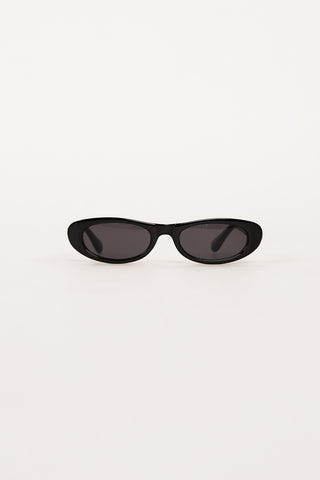 Schmale Sonnenbrille schwarz - Elize