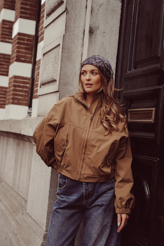Bomber jack oversized camel - Kyra
