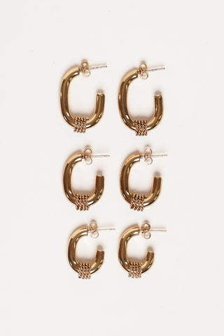 Oorhangers ovaal middel - Melissa
