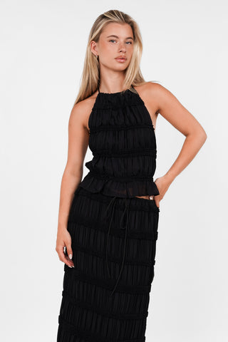Open back top brown - Jaimie