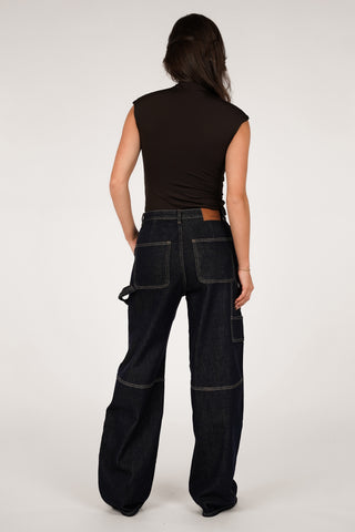 Ballon-Jeans mit Acid-Wash-Waschung - Deya