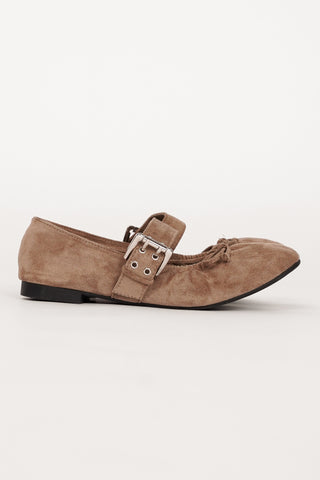 Ballerina's met gesp beige - Payton