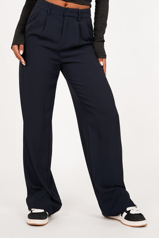 Women's trousers dark blue - Laure
