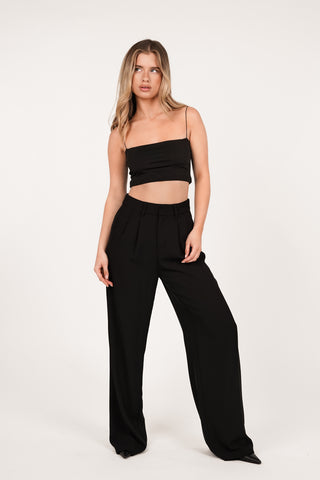 Women's trousers black - Laure