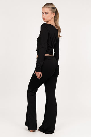 Flared Leggings Black - Hope