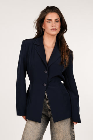 Tailored blazer navy - Moon