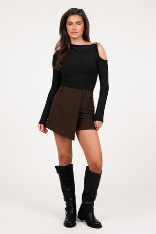 Tall black boots with buckles - Dottie