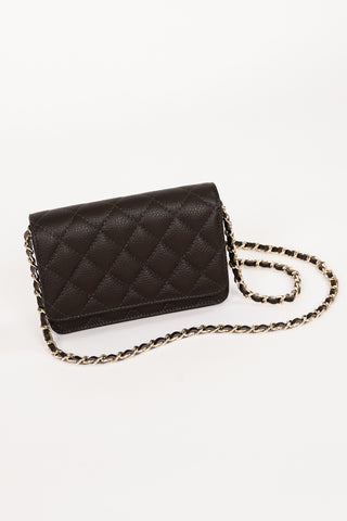 Leather crossbody bag brown - Lyla