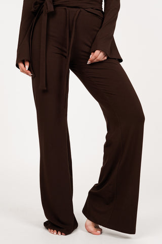 Loungewear Damenhose braun - Ocean