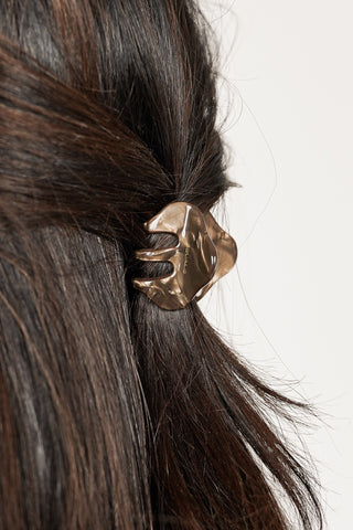 Mini hair clip marble brown - Billy