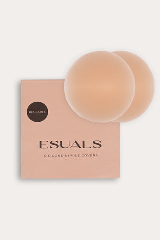 Nipple covers reusable beige