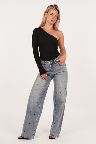 One shoulder bodysuit with - Selma