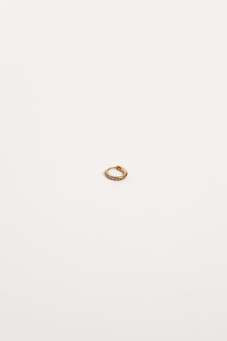 Single Earring with Stones Gold - Beau
