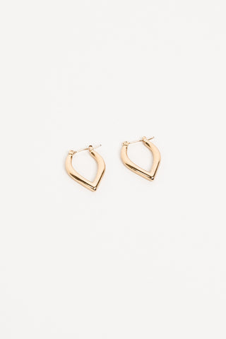 Earrings pointed shape gold - Sarina
