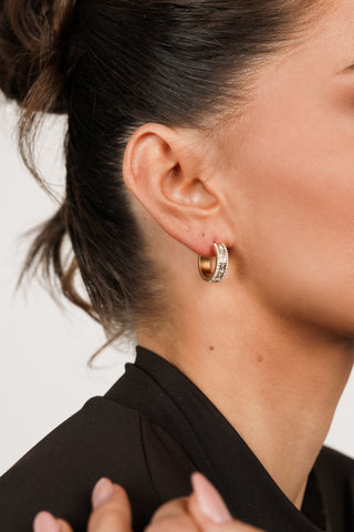 Diamond Gold Earrings - Caitlyn