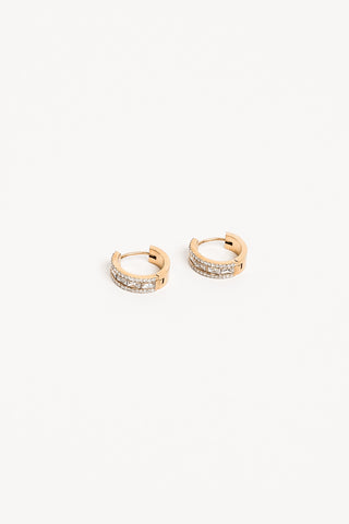 Diamond Gold Earrings - Caitlyn