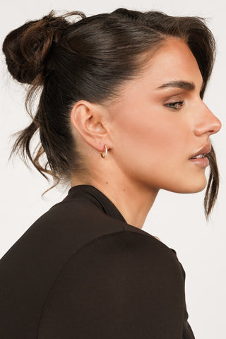 Stud earrings gold - Hilly