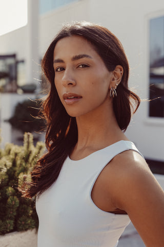 Twist Hoop Earrings Gold/Silver - Shay