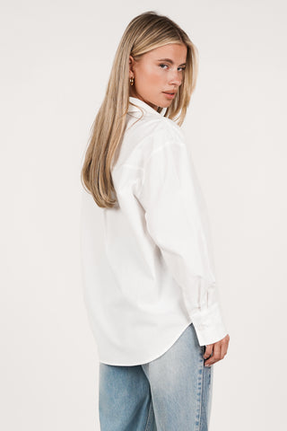 Women's blouse regular fit white - Jacey