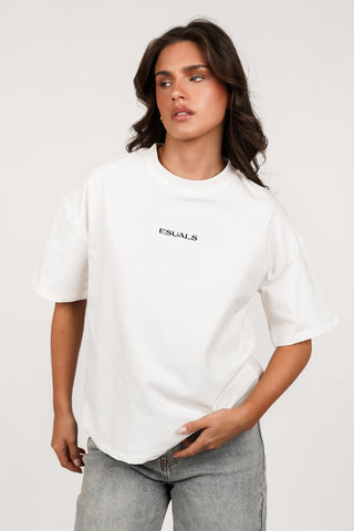 Oversized T-shirt Esuals white - Lois