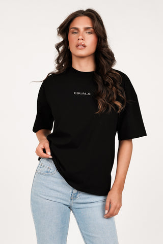 Oversized t-shirt Esuals black - Lois