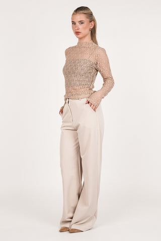Stretch trousers beige - Donya