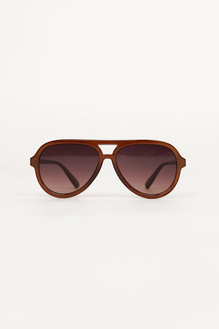 Aviator sunglasses brown - Lotta