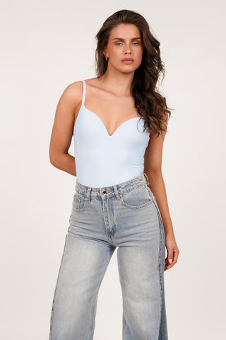 Shapewear Bodysuit Light Blue - Nomi