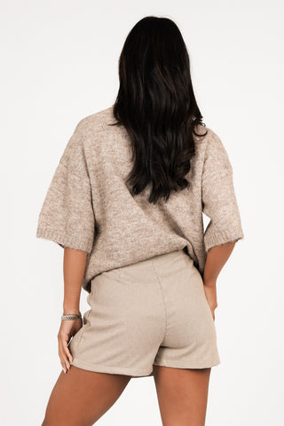 Skort Hahnentritt beige - Demi