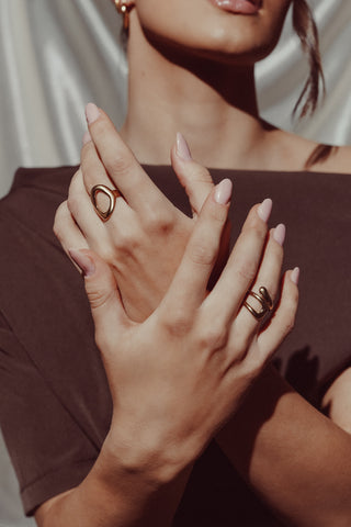 Statement-Ring Gold - Emme