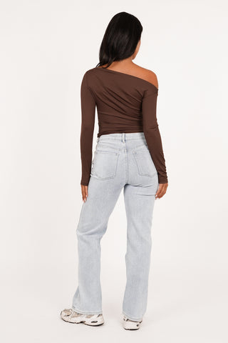 Hellblaue Jeans mit geradem Bein - Nena
