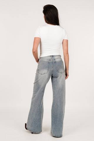 T-shirt stretch short sleeve white - Sammy