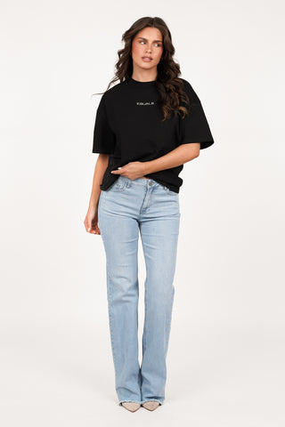 Tall jeans mid waist light blue - Shelly