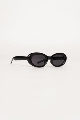 Oval sunglasses black - Nelly