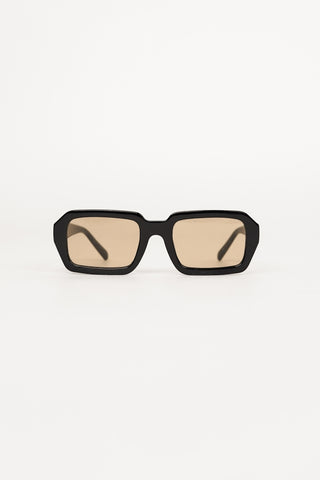 Sunglasses rectangular wide black - Sora