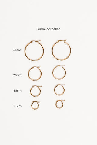 Basic Ohrringe 3.5cm - Fenne
