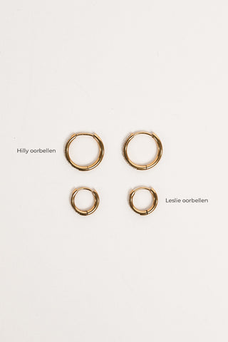 Stud earrings gold - Hilly