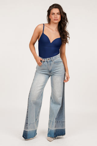 Shapewear bodysuit navy - Nomi